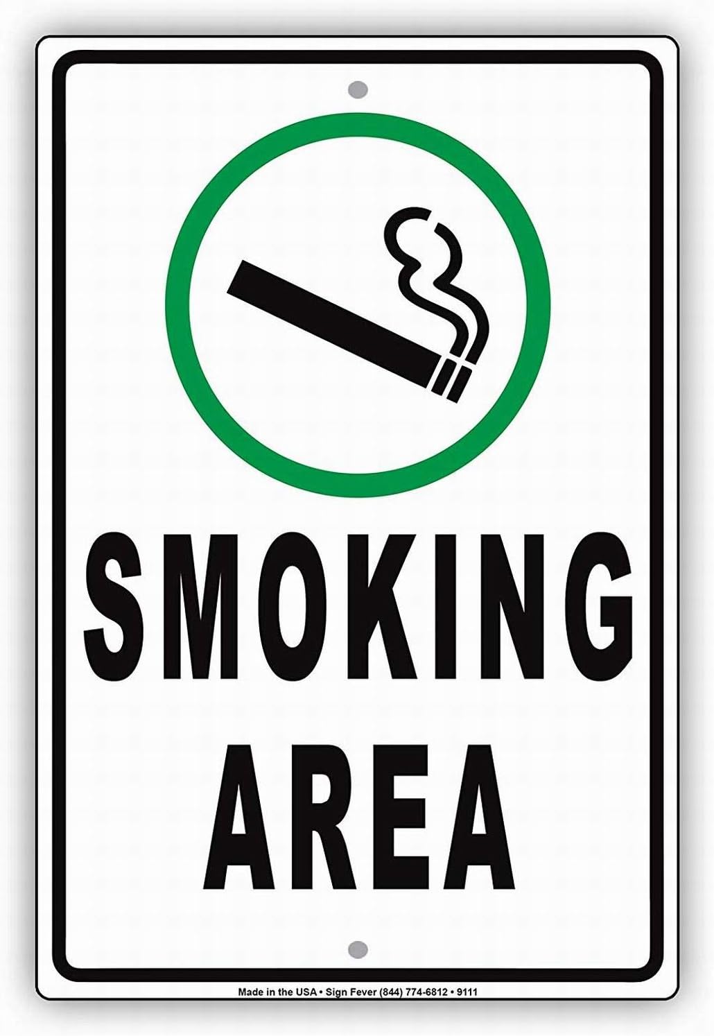 Vaping Store - Veiligheidsbord 12x16 Smoking Vaping toegestaan in