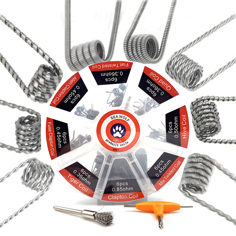 Clapton Wire Pre Built - Voorgevormde spoel 8 soorten Alien Clapton