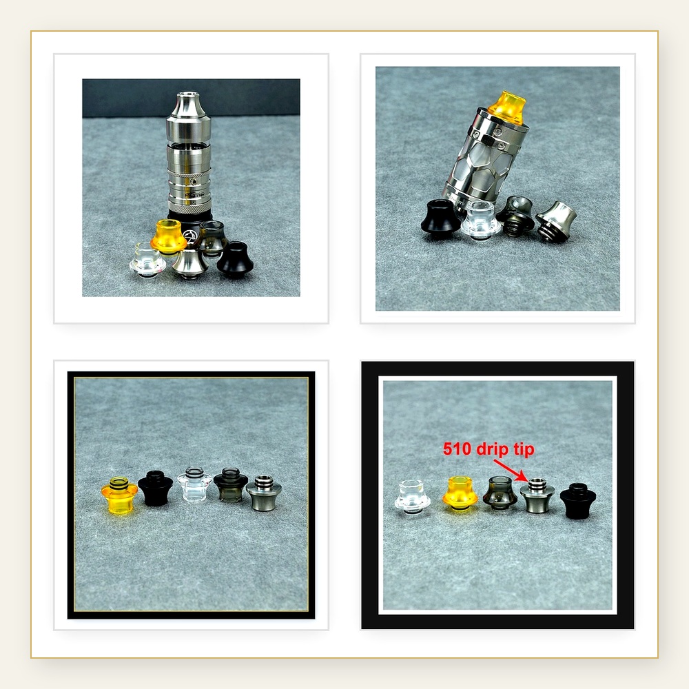 Resin Drip Tip voor Taifun GT5 - Drip Tip Resin recensie en prijs