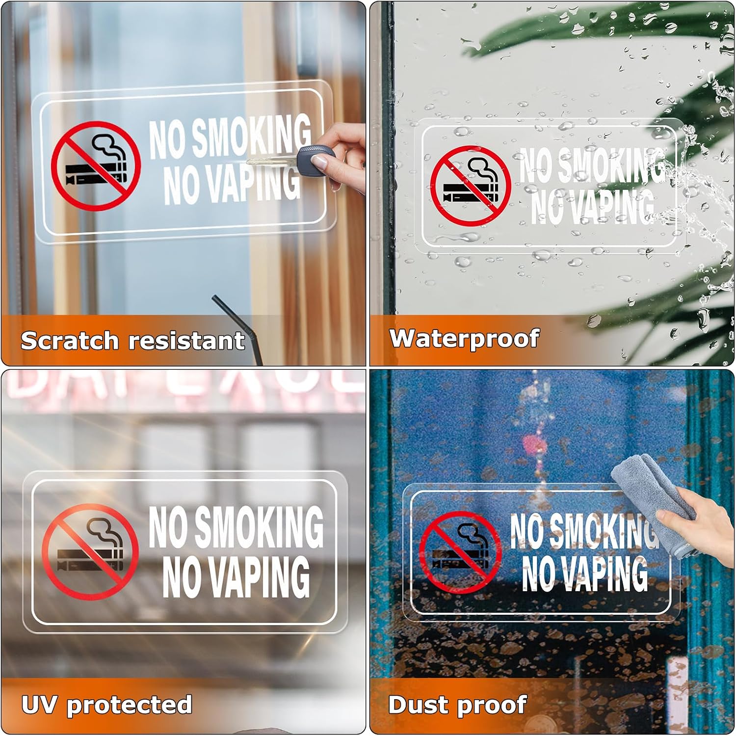 10 stuks: sticker met de tekst - Vaping Area recensie en prijs