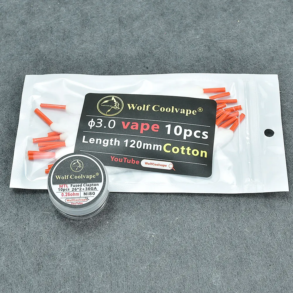 Wolfcoolvape NI80 Voorgebouwde - Vape Coil Replacement recensie en prijs